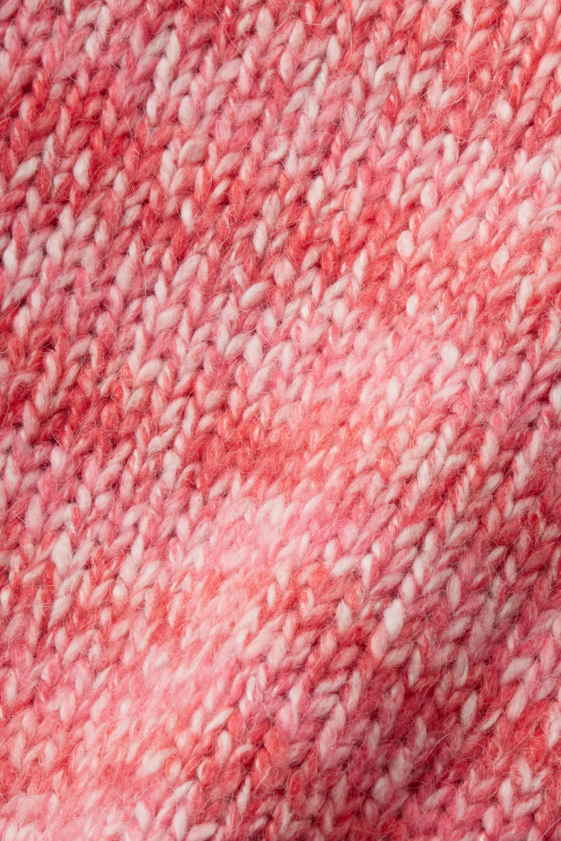 Cardigan a V con fantasia multicolore Space Dye