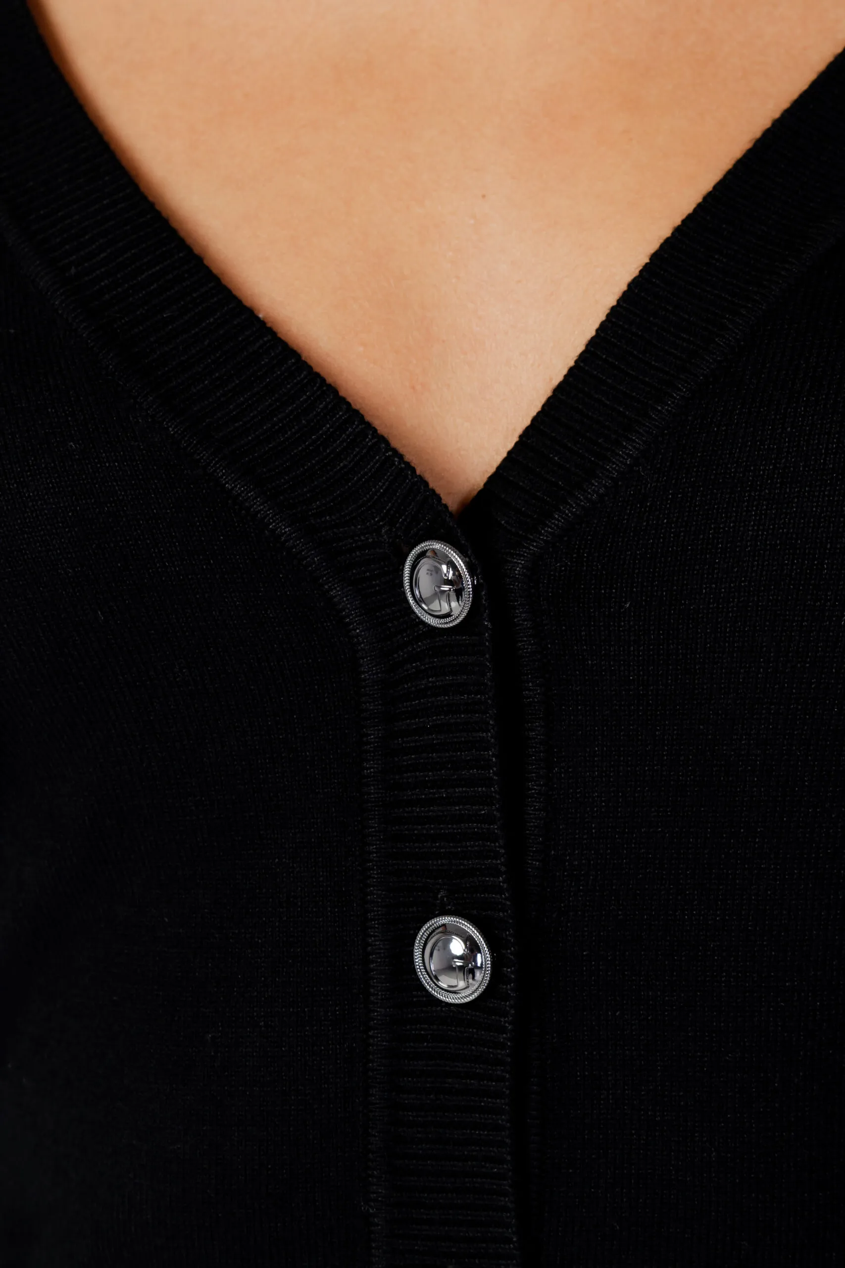 Cardigan Guess ZENA CARDI LS Nero