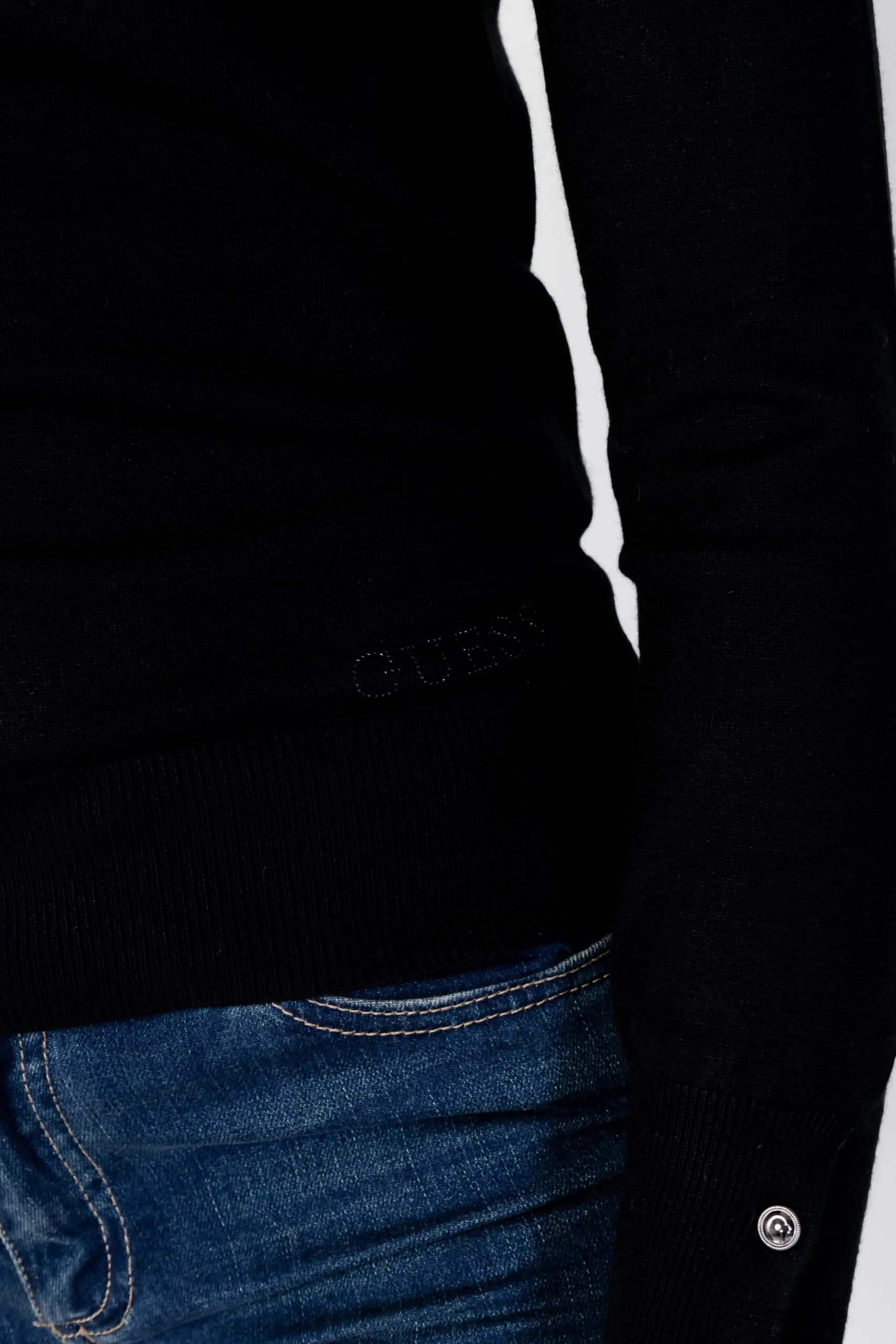 Cardigan Guess ZENA CARDI LS Nero
