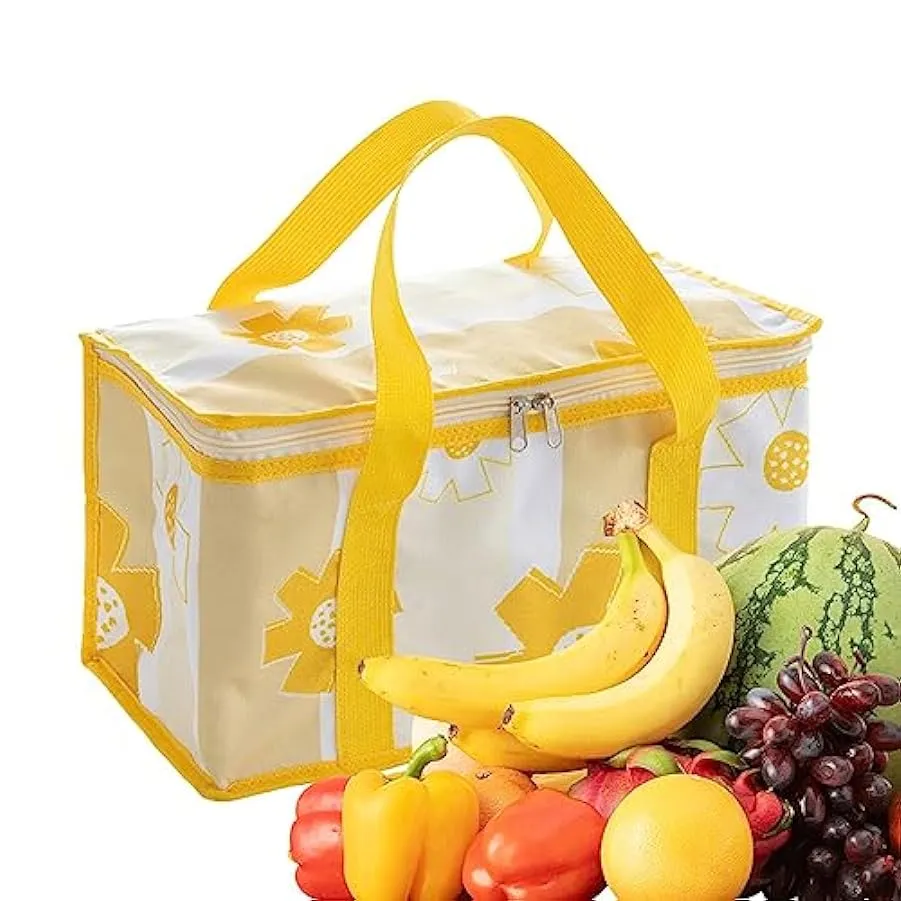 Cestino Da Picnic in Vimini, Borsa Termica Da Campeggio Pieghevole, Borsa Termica Più Grande Picnic, Borsa Termica Picnic Pranzo