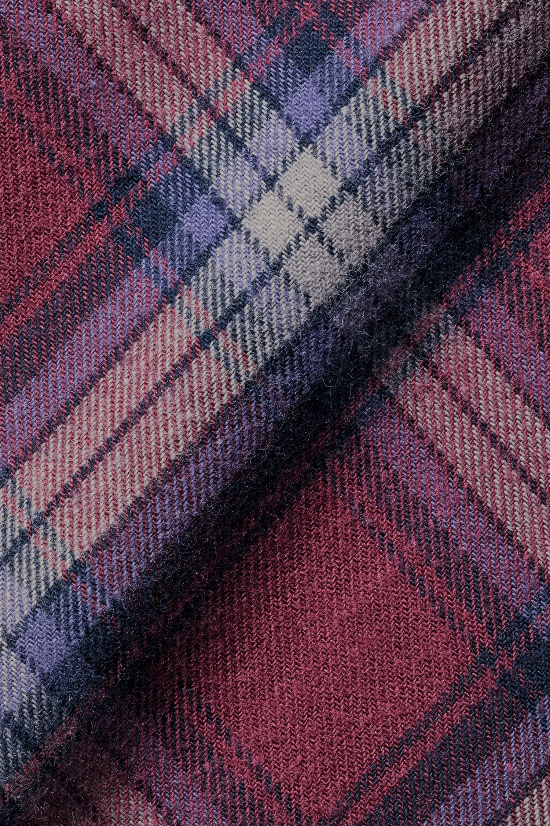 Charles Tyrwhitt A quadri - Camicia in Vestibilità attillata / Slim spazzolata in flanella