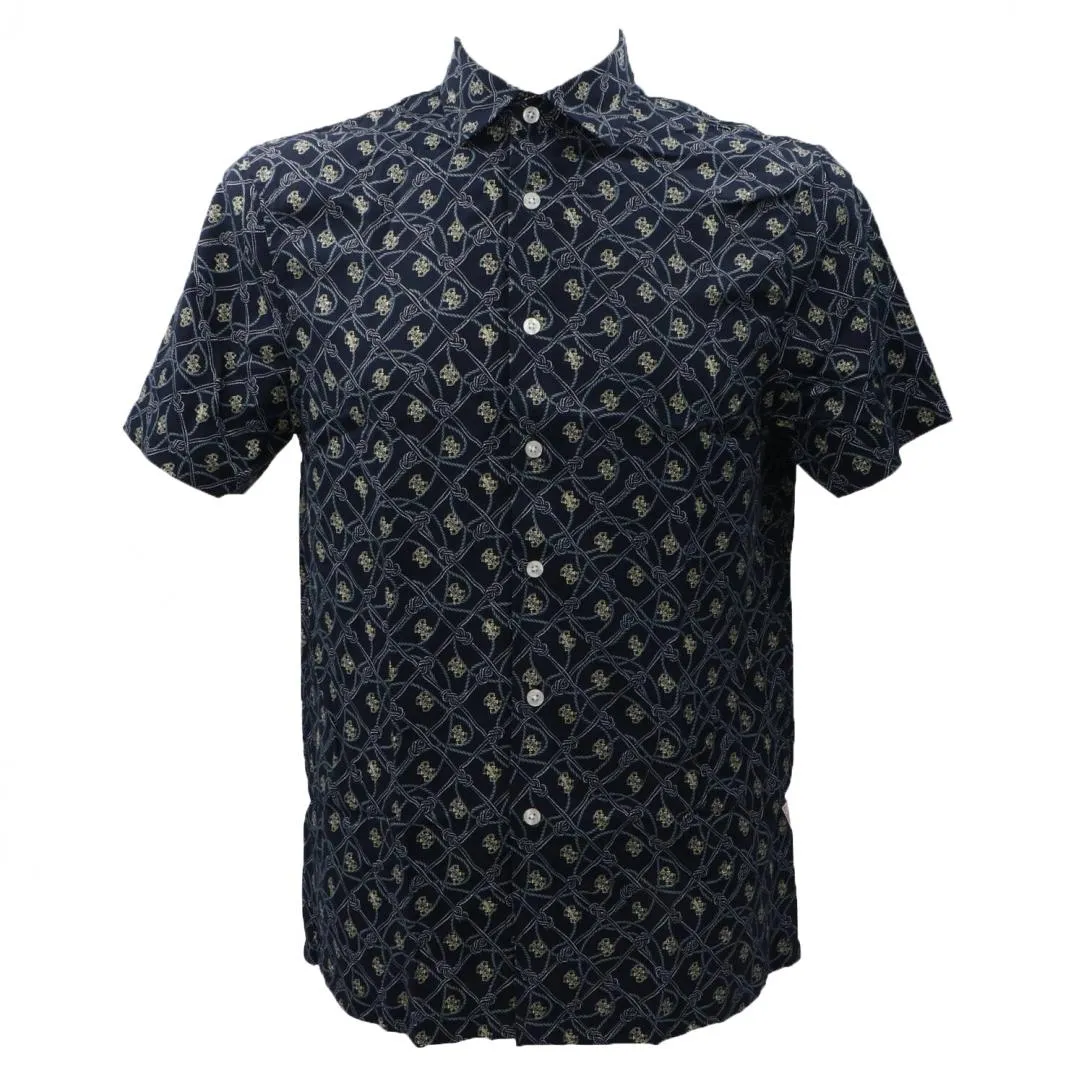 COLLIN AOP SHIRT Blu