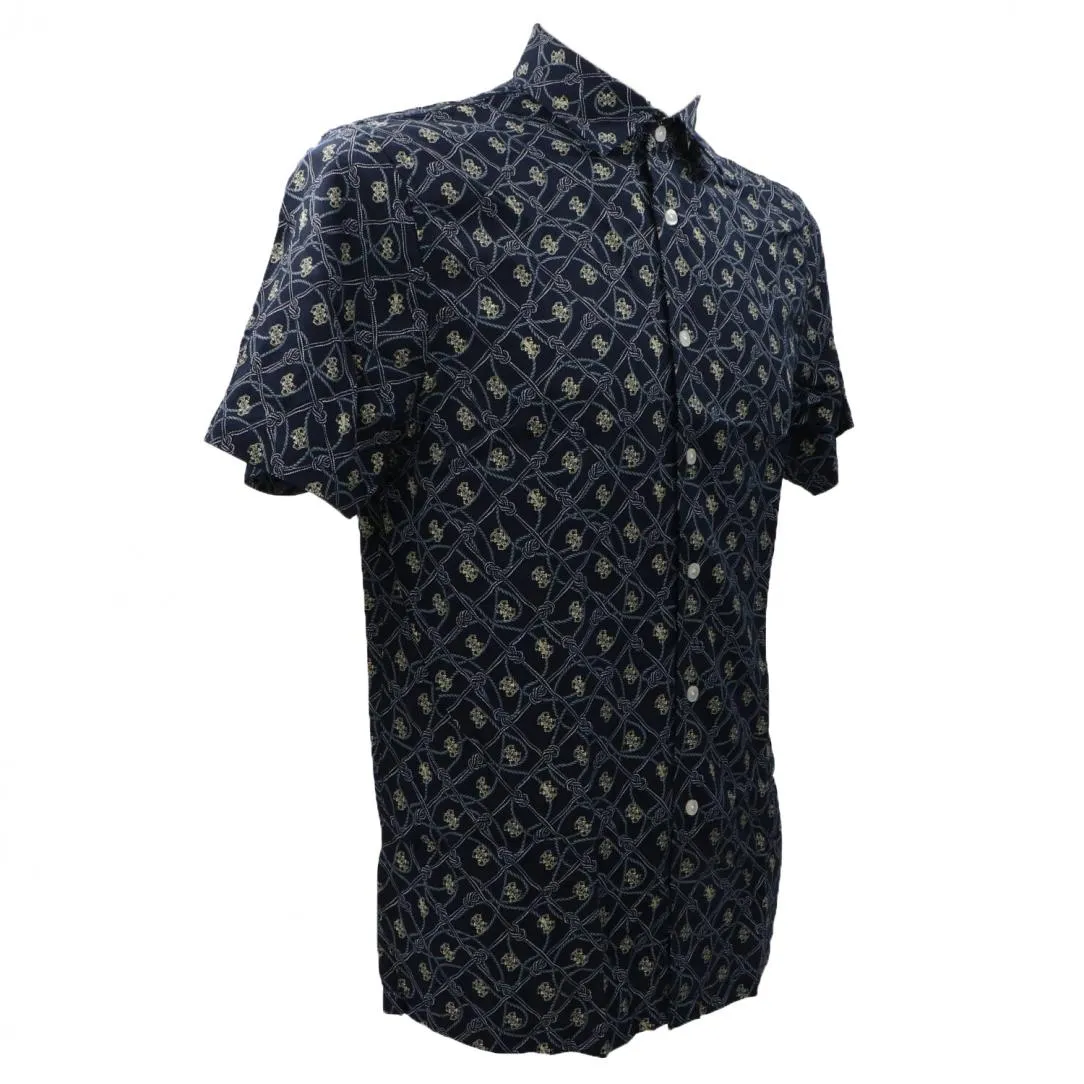 COLLIN AOP SHIRT Blu