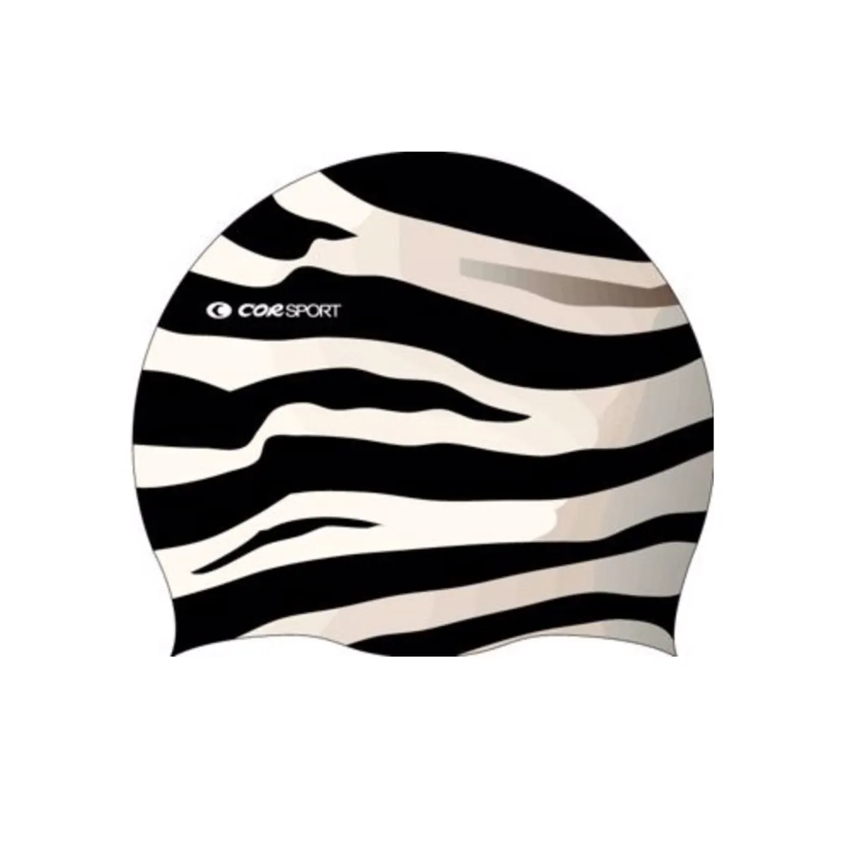 Cor Sport cuffia piscina in silicone zebrata senior