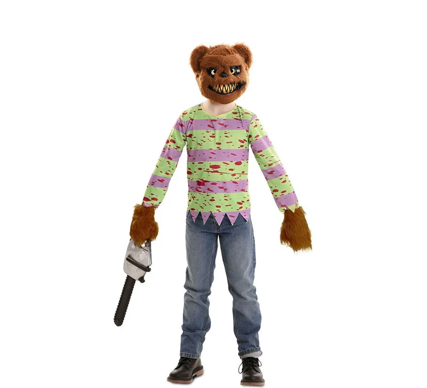 Costume da Orsacchiotto Killer con maglietta per bambino