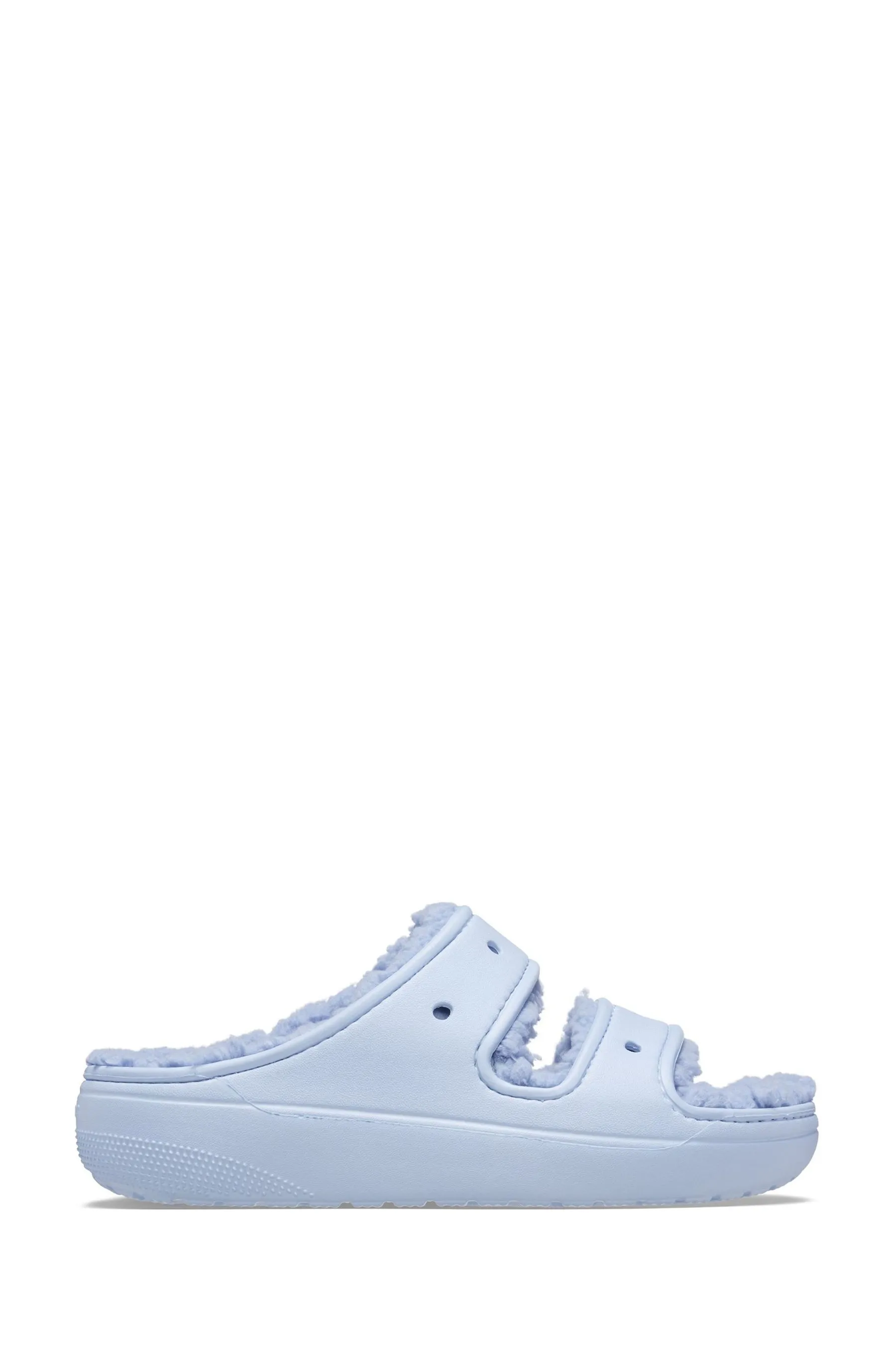 Crocs - Sandali classica con fodera in pelliccia sintetica