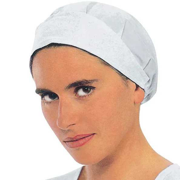 CUFFIA DONNA BIANCA COTONE 100%