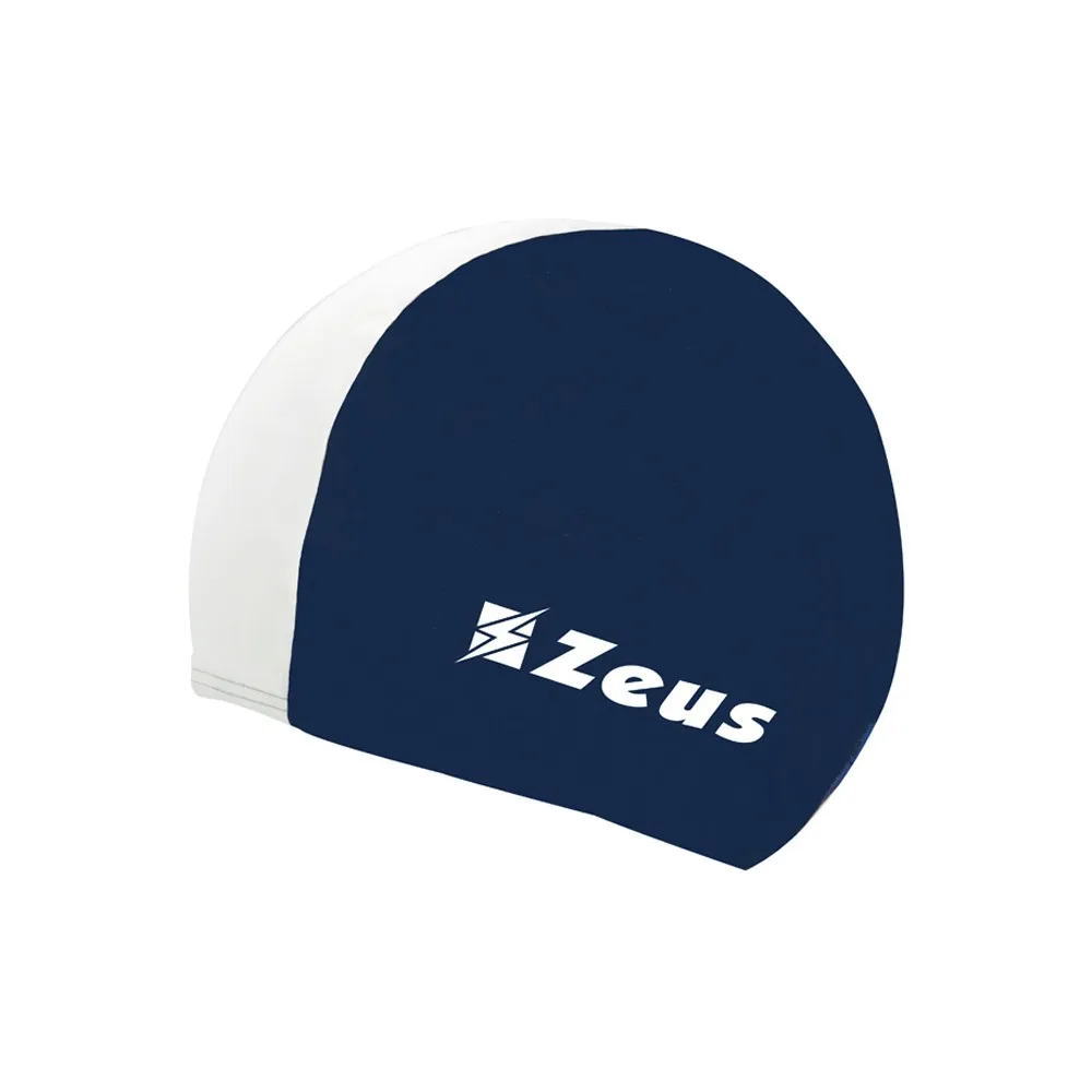 CUFFIA NUOTO EKO BLU/BIANCO ZEUS SPORT