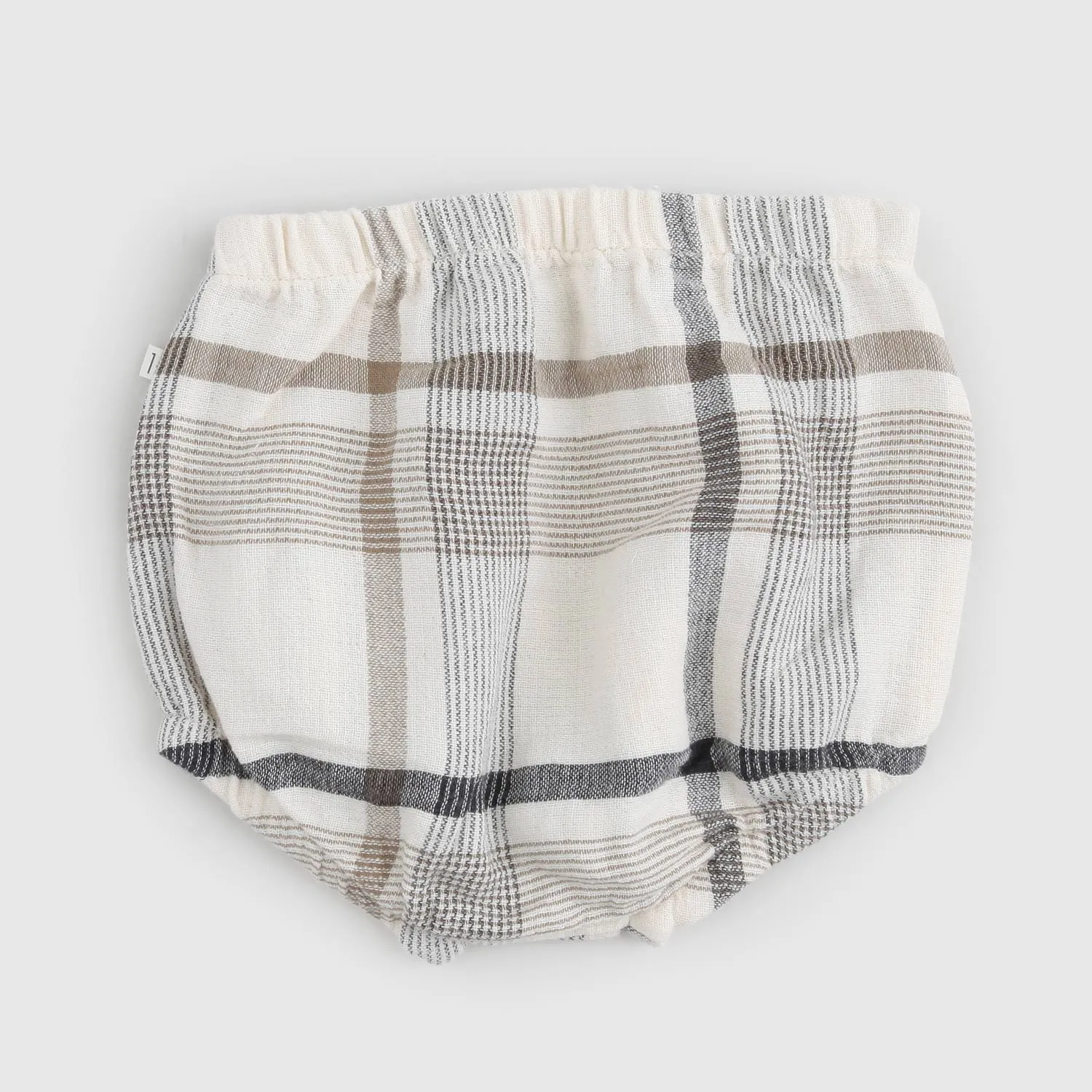 Culotte Beige A Quadri Amadeo Neonato