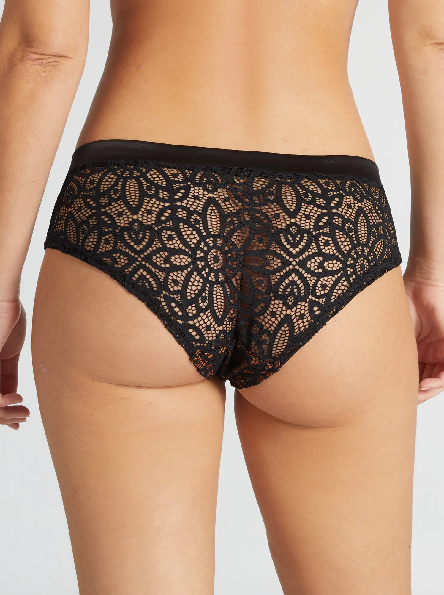Culotte in pizzo 'Envie de Lingerie' - NERO