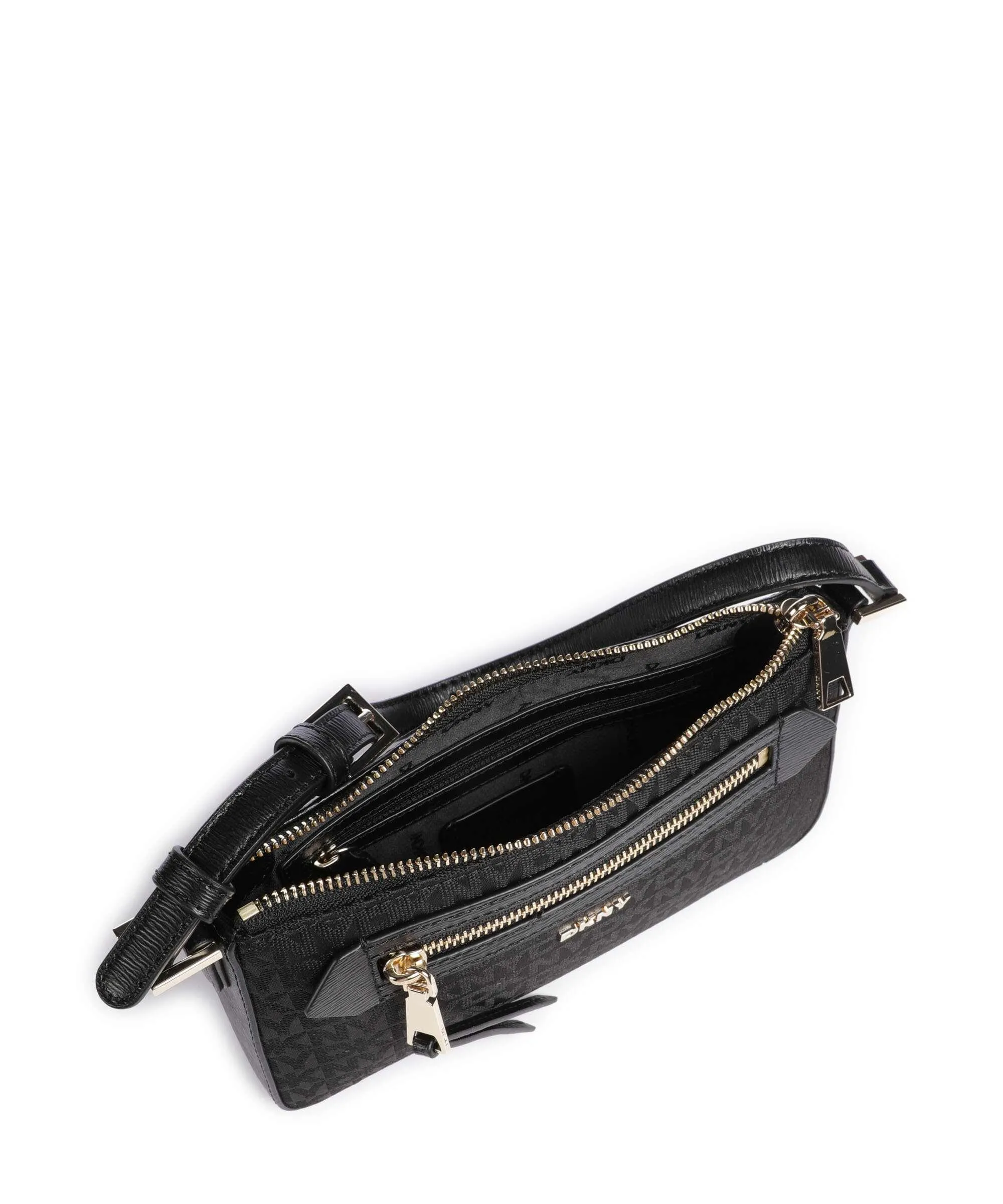  DKNY Bryant Borsa a spalla poliestere nero  