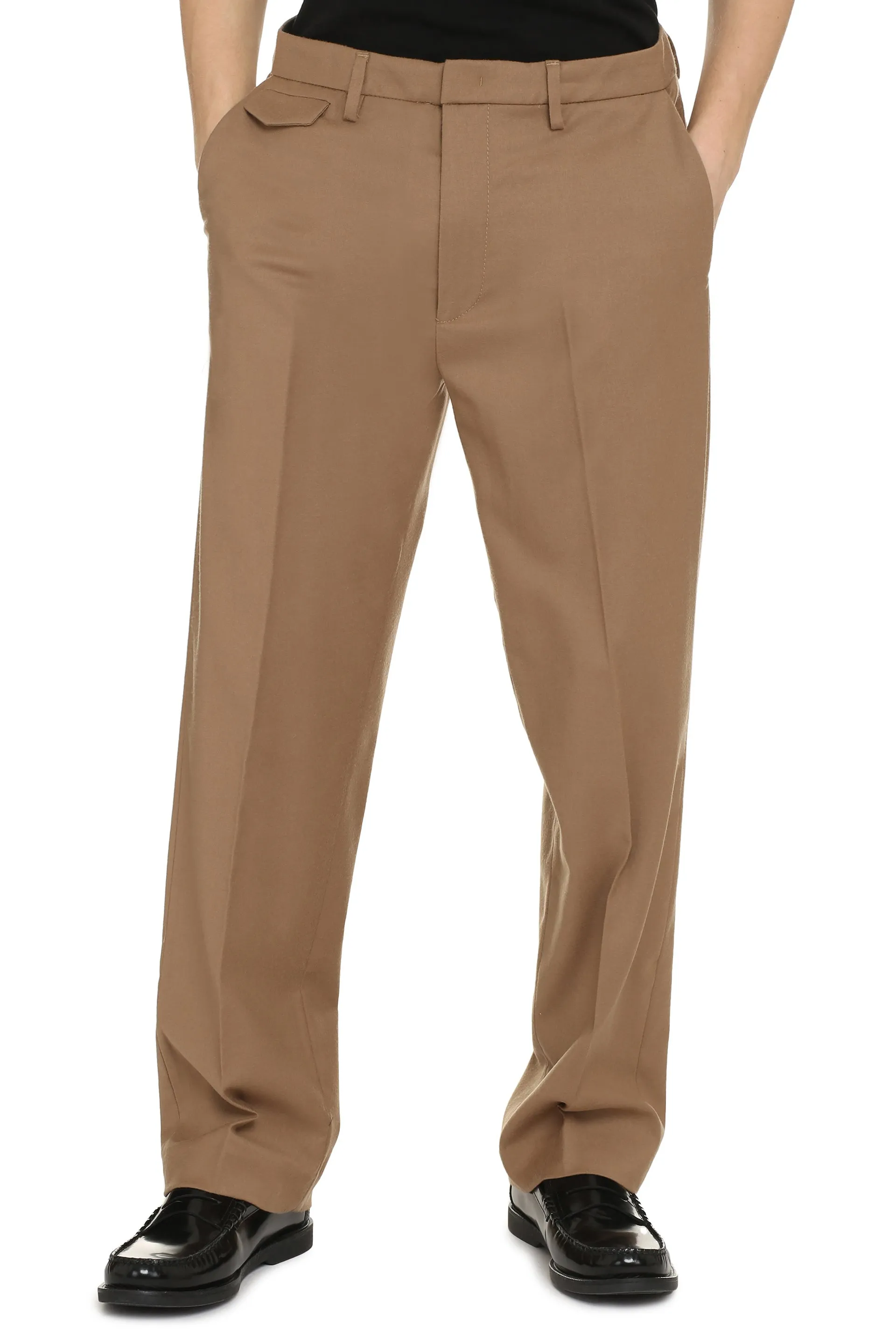Dondup Pantaloni Louis in lana vergine