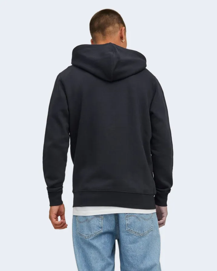 Felpa con cappuccio Jack Jones JJESTAR BASIC SWEAT ZIP HOOD NOOS Nero