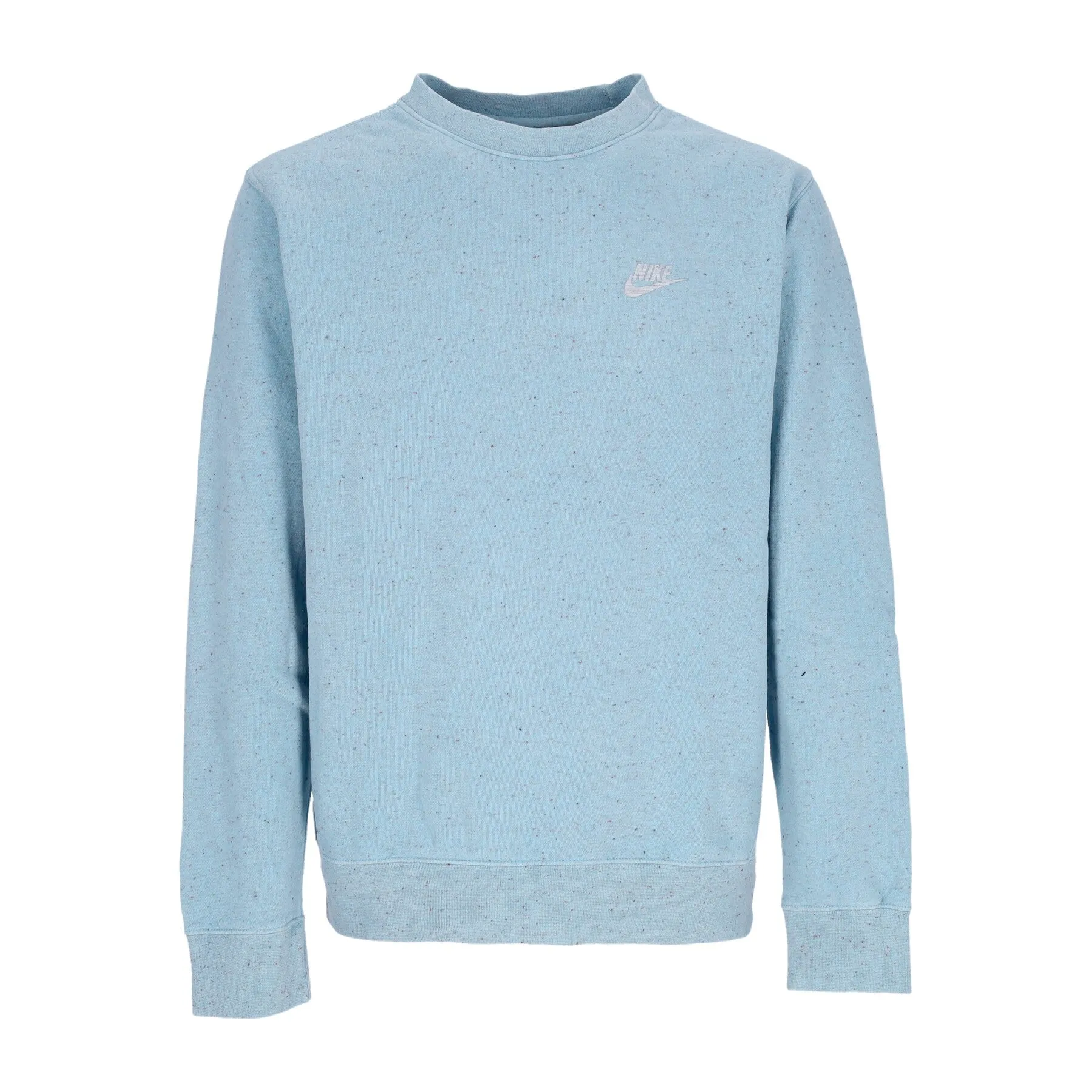 Felpa Girocollo Uomo Club+ Bb Crew Revival Baltic Blue