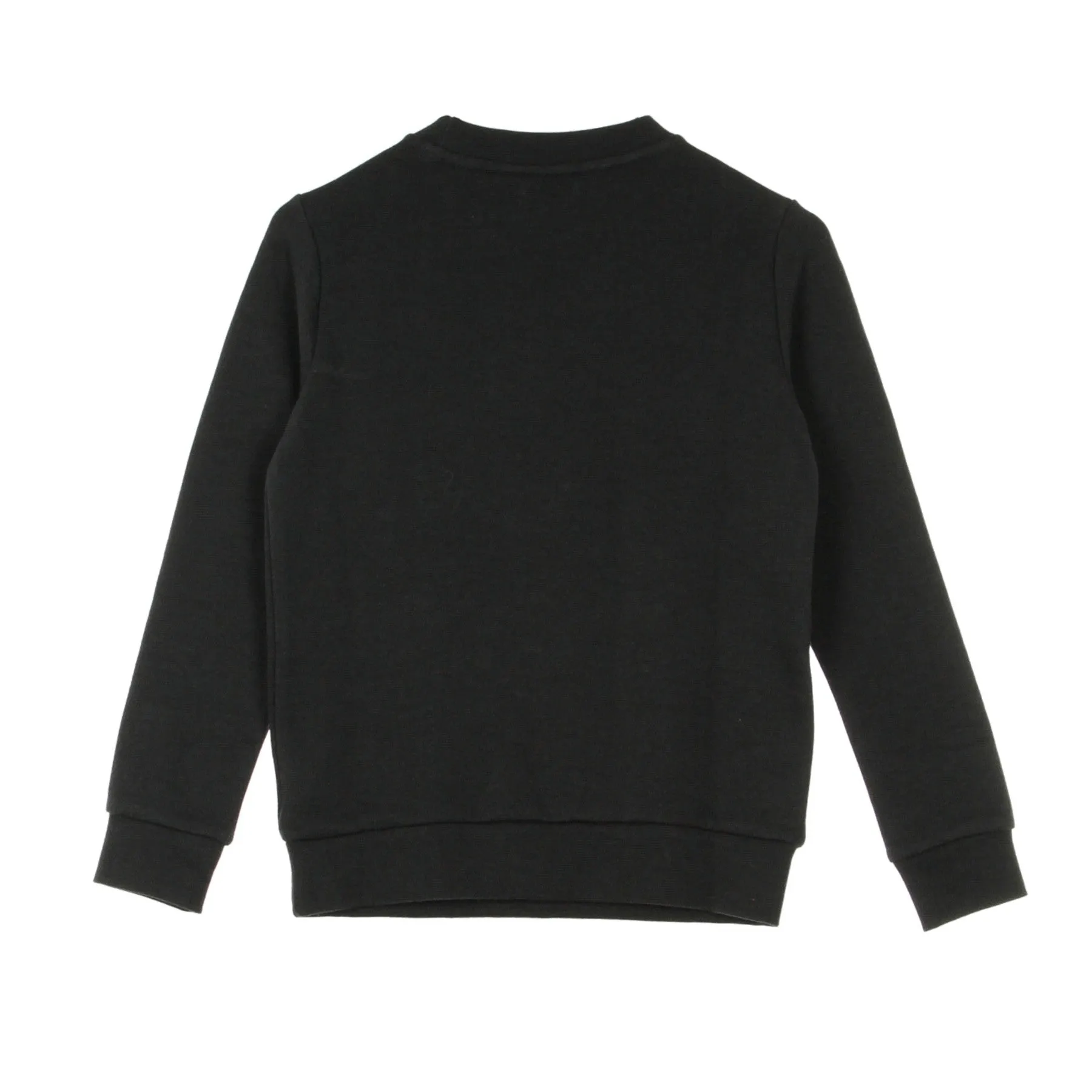 Felpa Leggera Girocollo Ragazzo Trefoil Crew Black/white