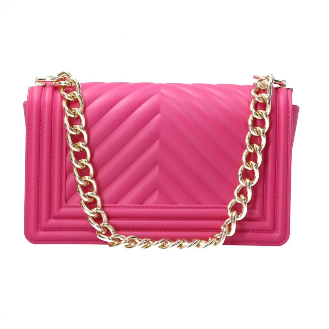 Flat S mahnattan bag mini Fucsia