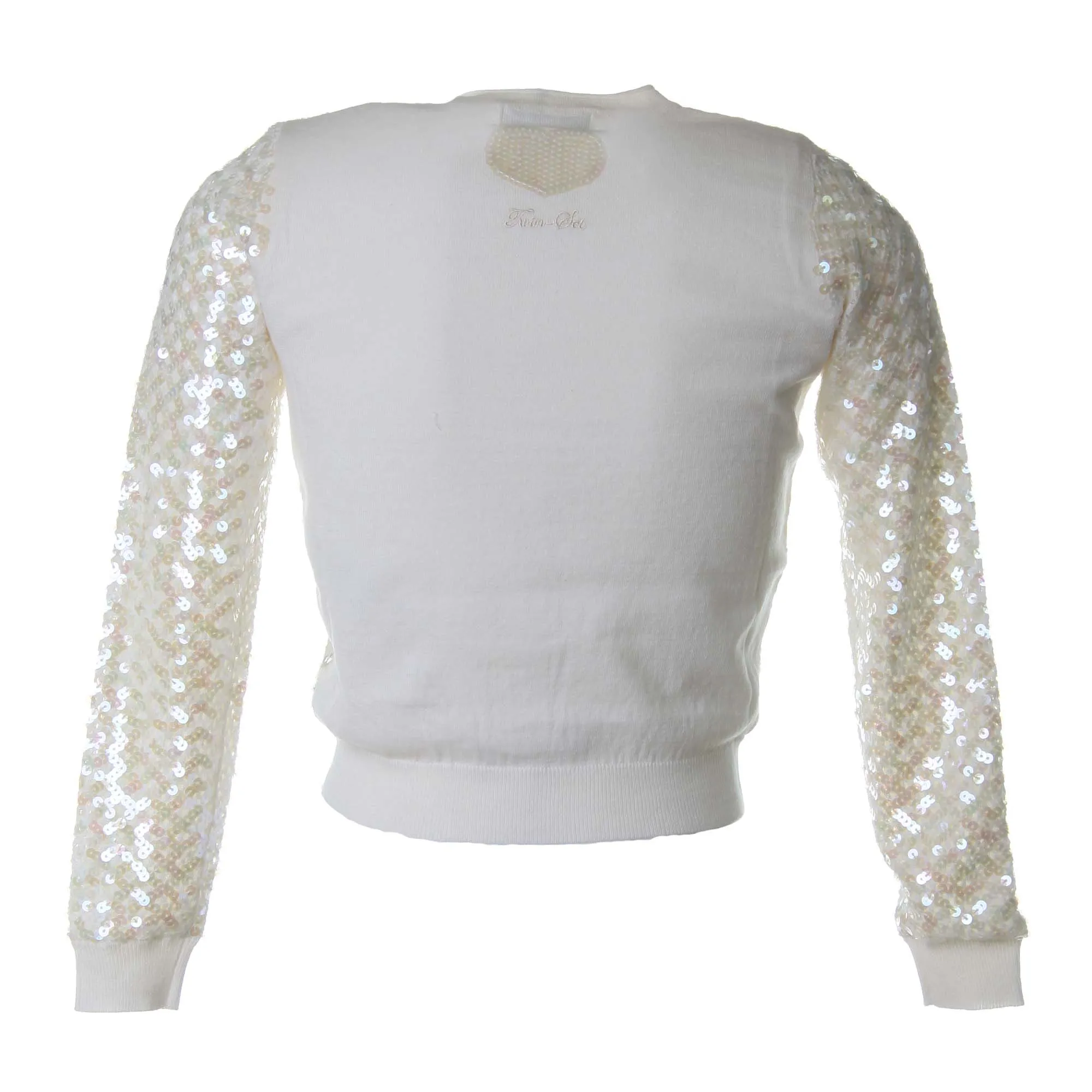 Giacca Coreana Con Paillettes Perla