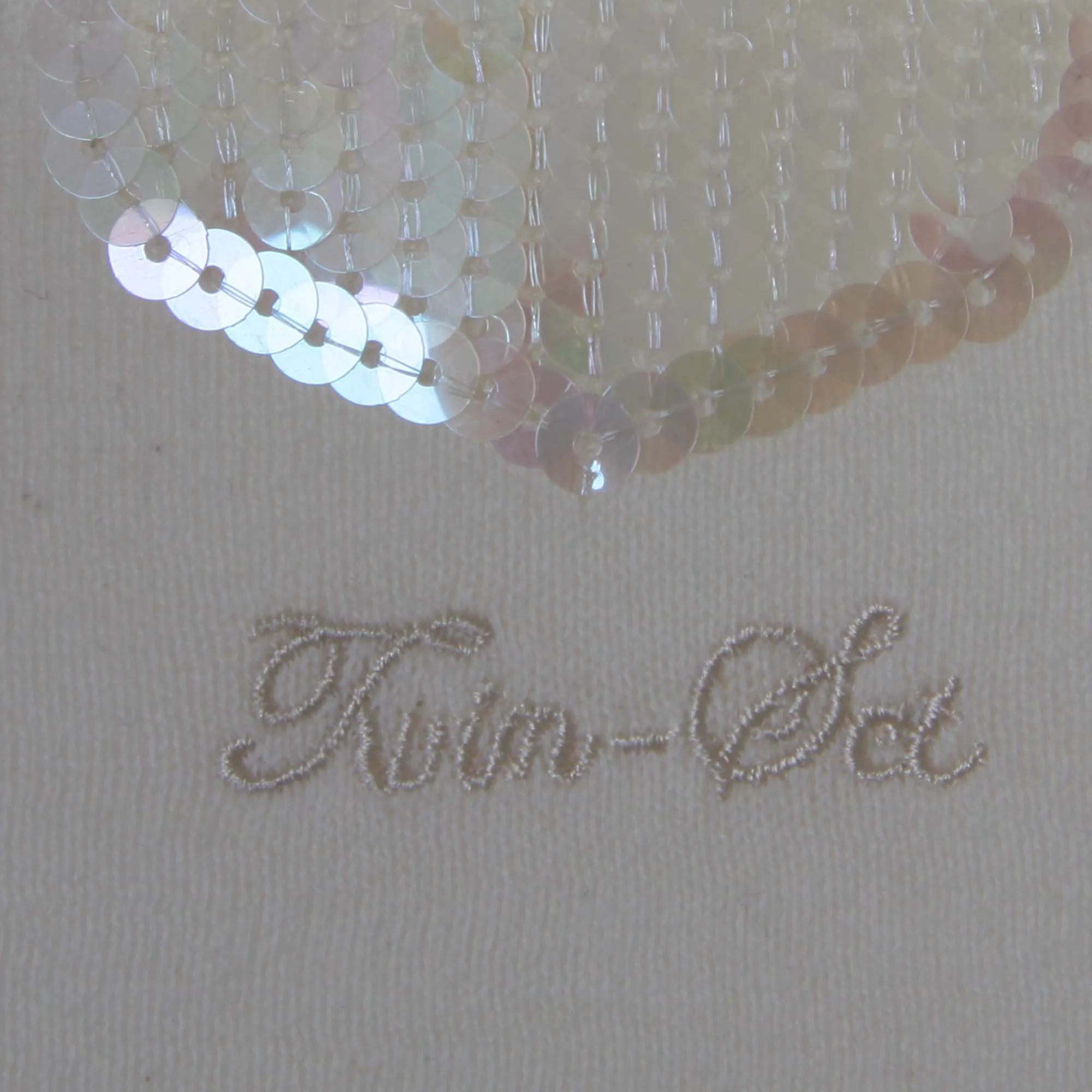 Giacca Coreana Con Paillettes Perla