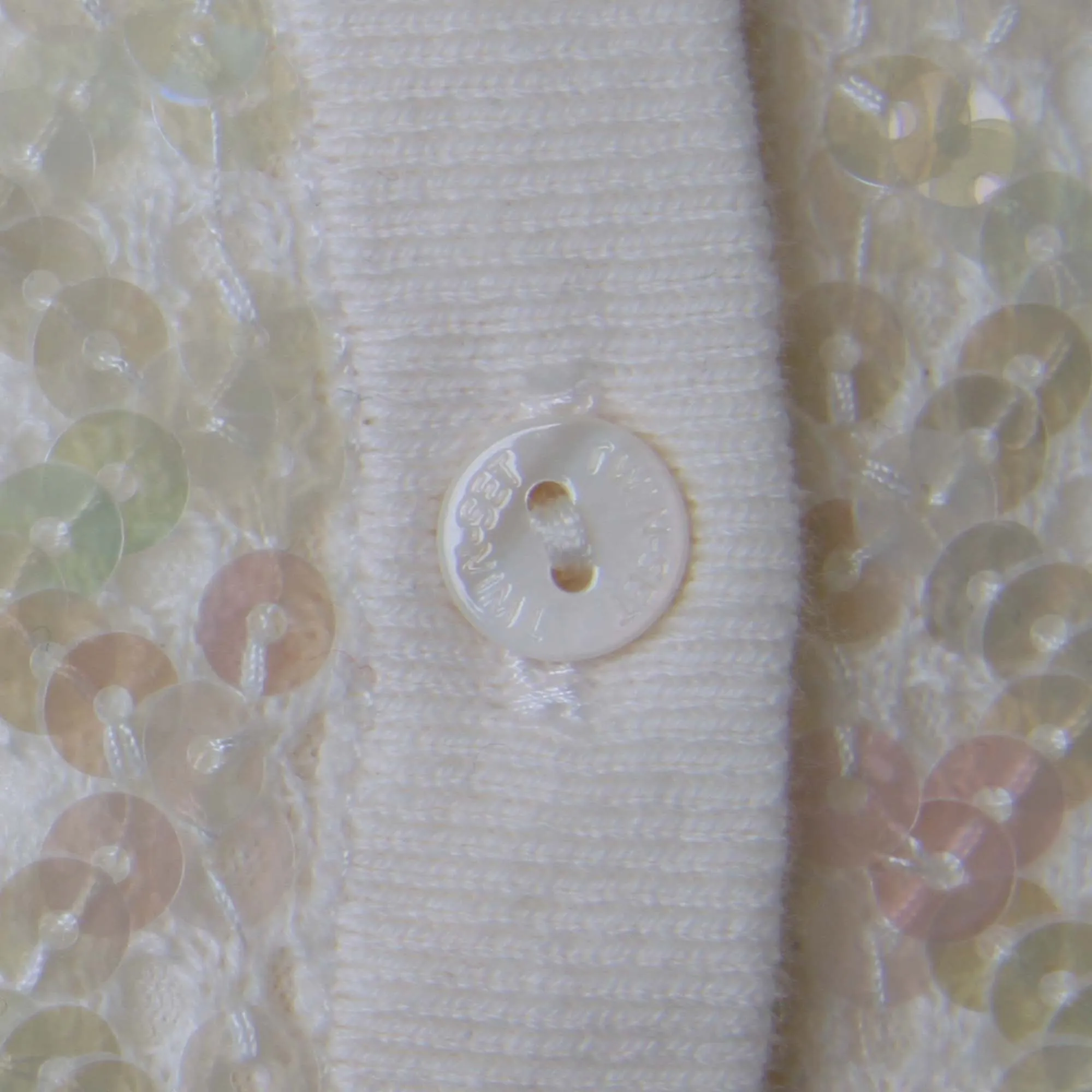 Giacca Coreana Con Paillettes Perla