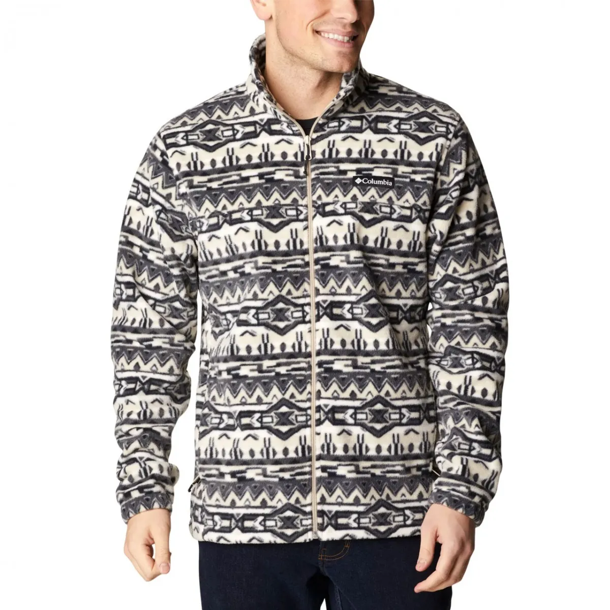 Giacca In Pile Steens Mountain Printed