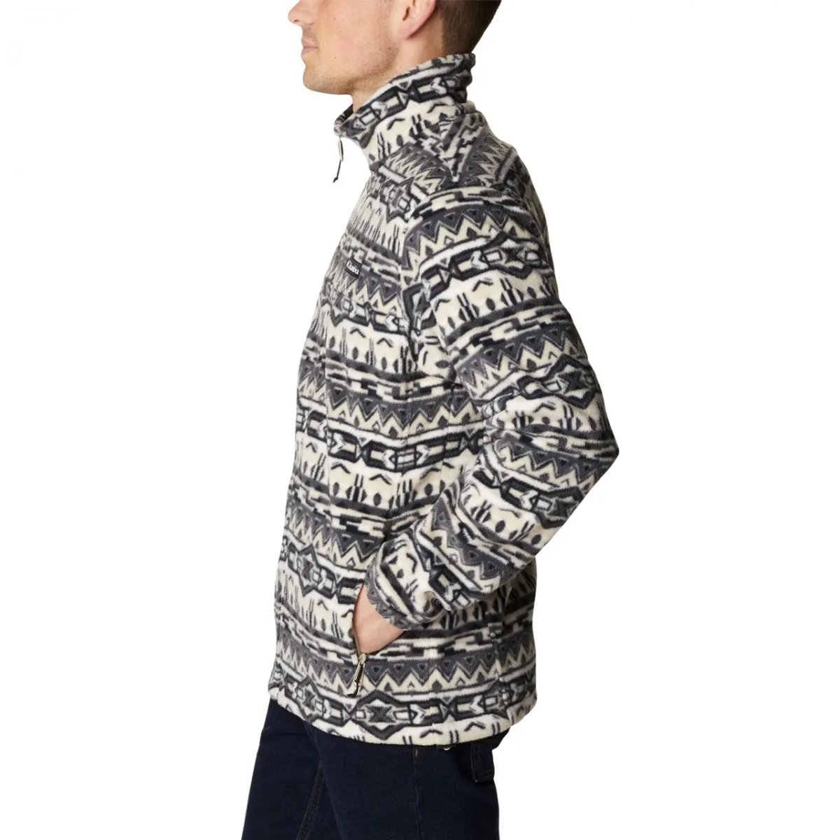 Giacca In Pile Steens Mountain Printed