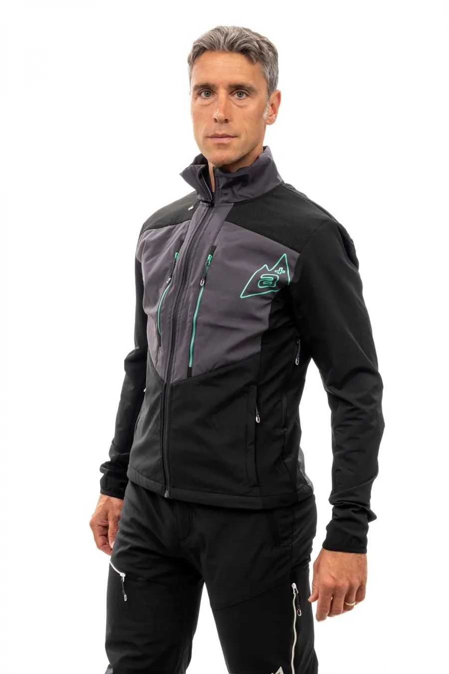 Giacca uomo softshell antivento stretch e idrorepellente