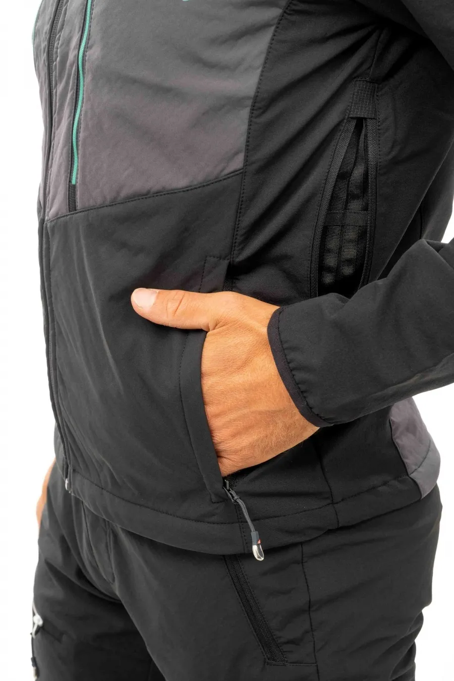 Giacca uomo softshell antivento stretch e idrorepellente