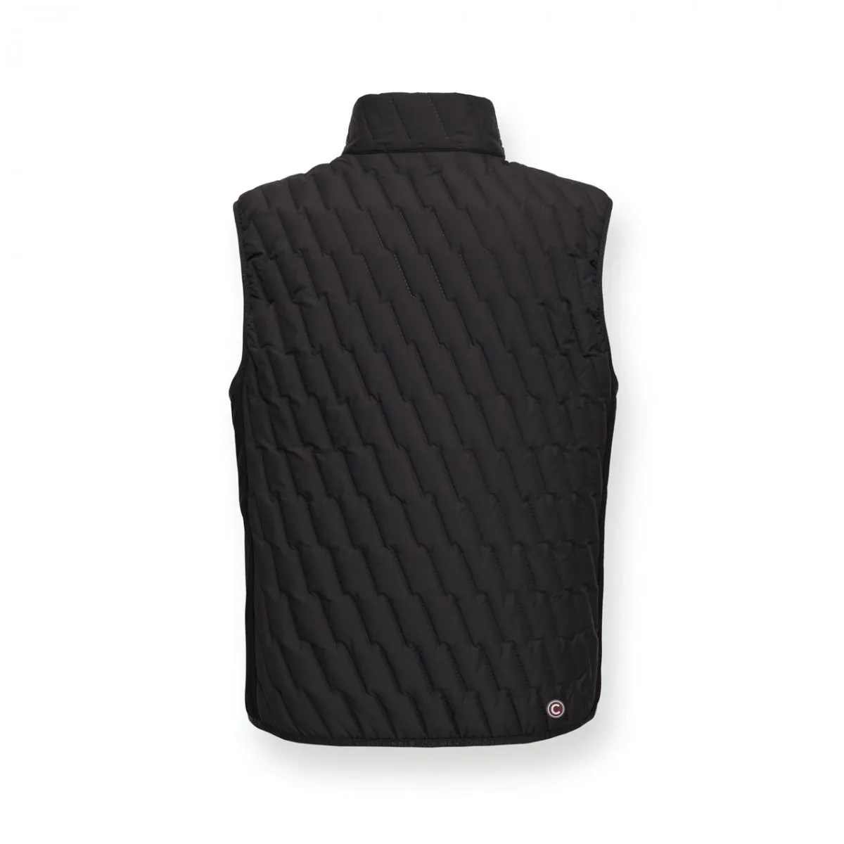 Gilet Trapuntato Con Inserti In Softshell