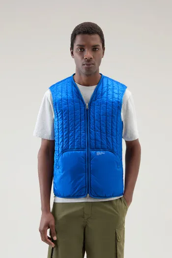 Gilet trapuntato in Pertex Quantum riciclato                                                                                    