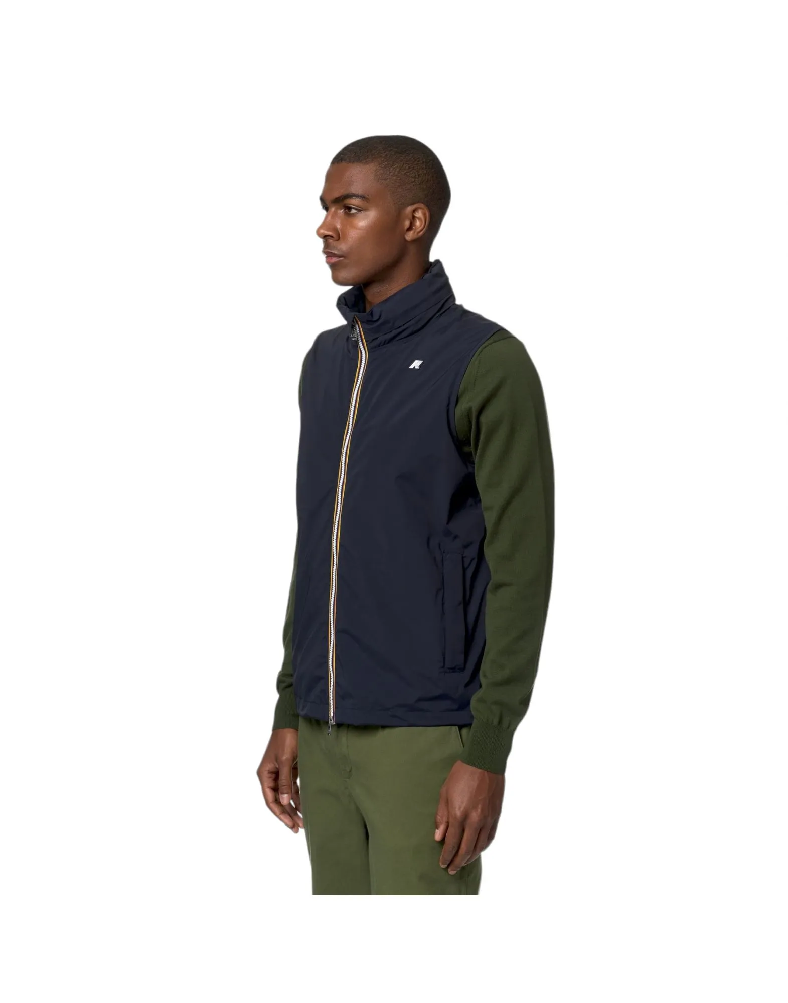 Gilet Valen Stretch Nylon Jersey Uomo Blue Dedth