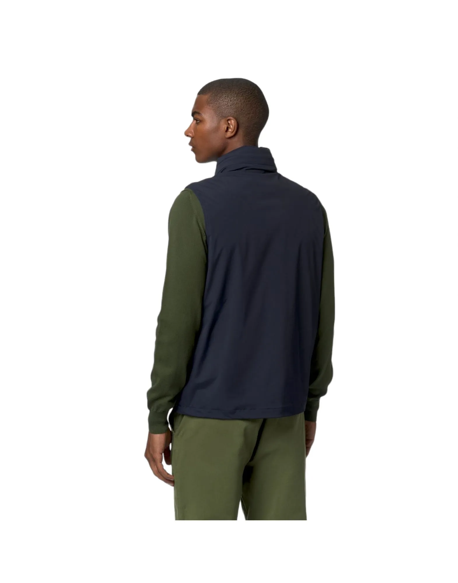 Gilet Valen Stretch Nylon Jersey Uomo Blue Dedth