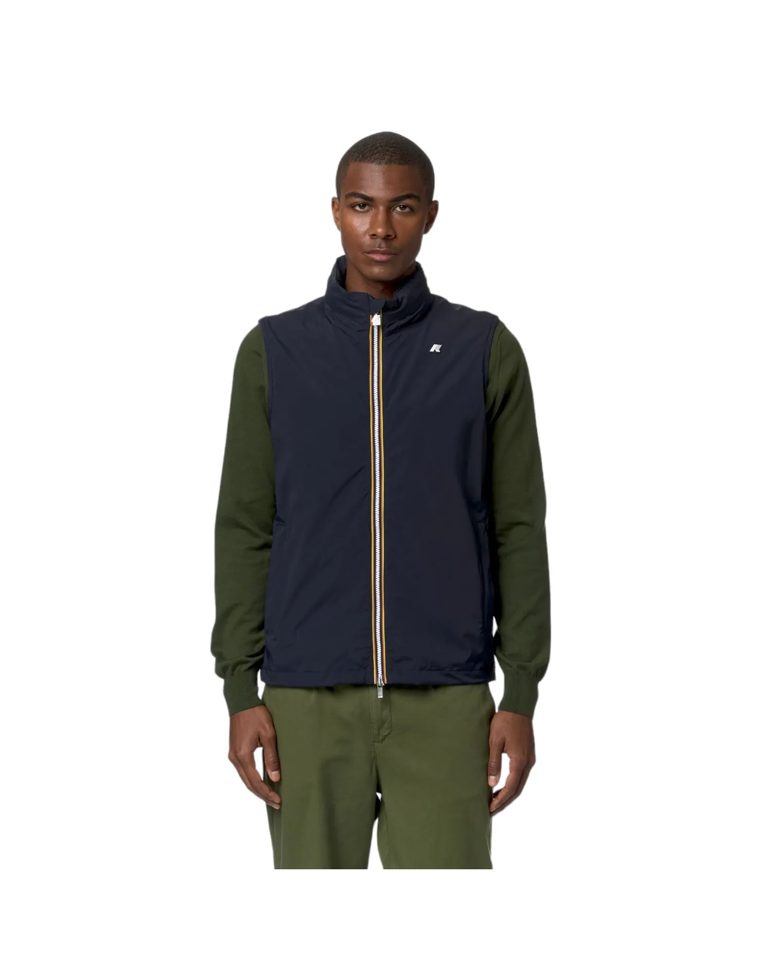 Gilet Valen Stretch Nylon Jersey Uomo Blue Dedth