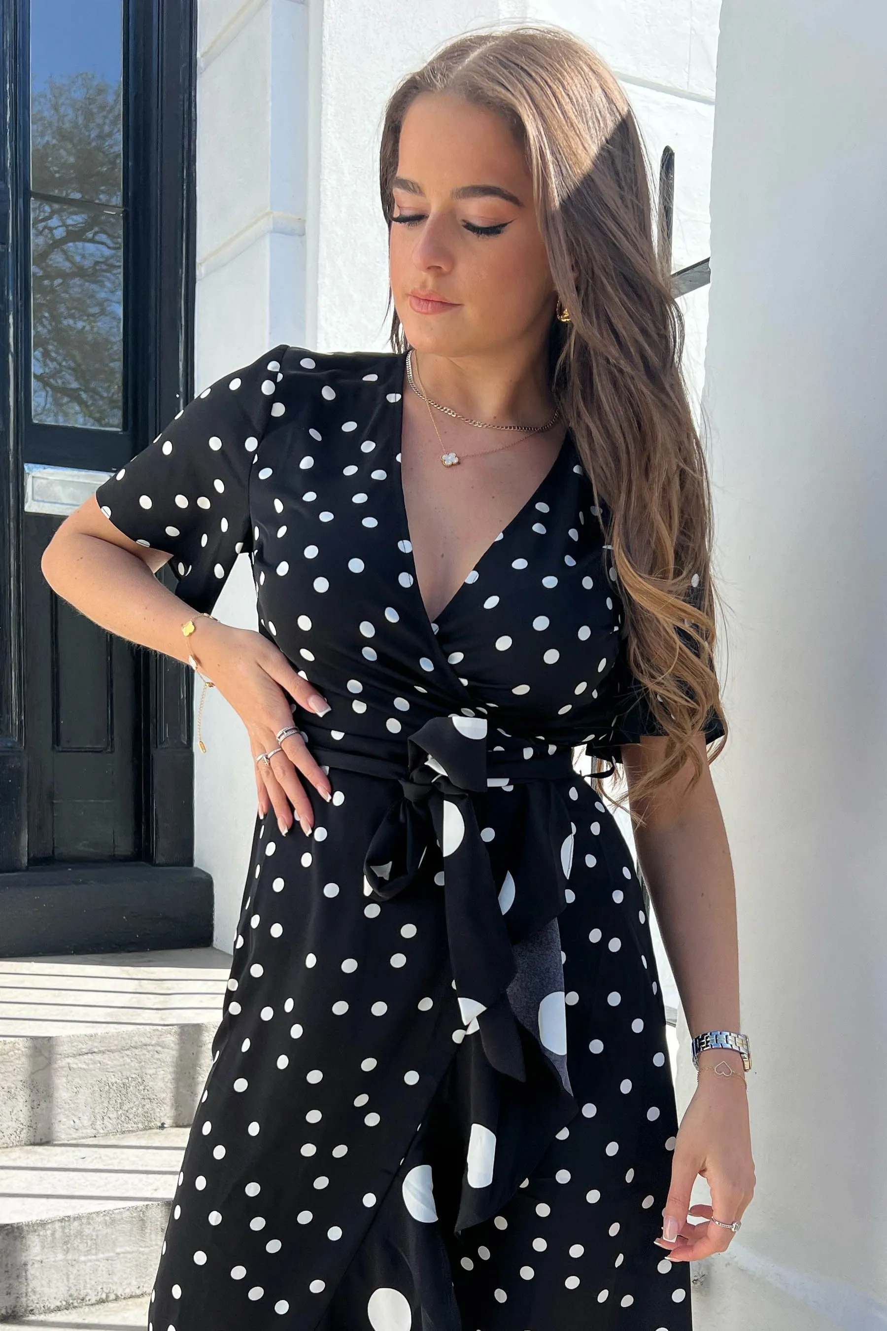 Girl In Mind - Farren - Abito maxi a portafoglio