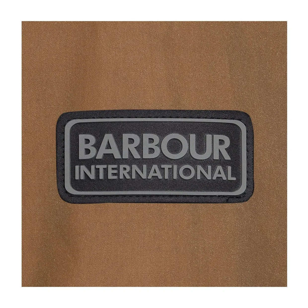 Giubbino Barbour International Accellerator Baffins Wax Jacket Marrone