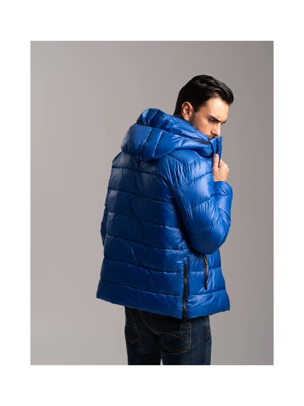 Giubbino uomo trapuntato TECNO tessuto reepstop