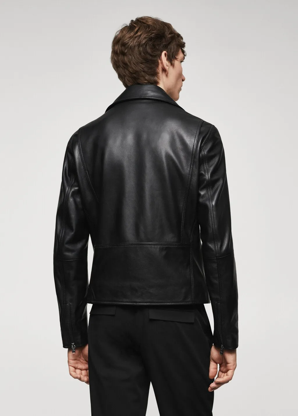 Giubbotto biker pelle