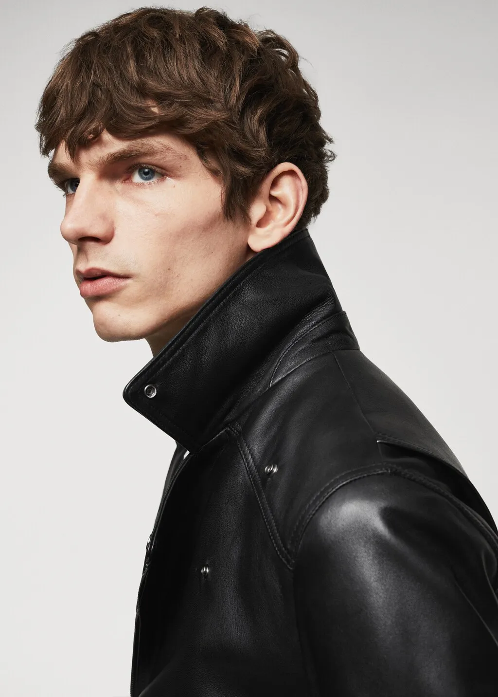 Giubbotto biker pelle