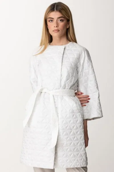 Giubbotto in soft nylon trapuntato Bianco
