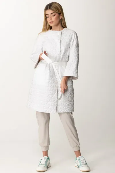 Giubbotto in soft nylon trapuntato Bianco