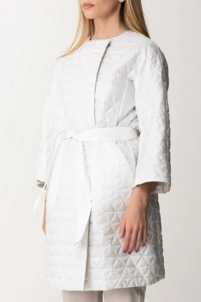 Giubbotto in soft nylon trapuntato Bianco