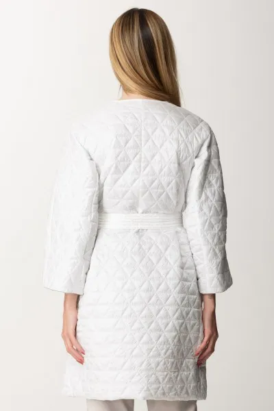 Giubbotto in soft nylon trapuntato Bianco
