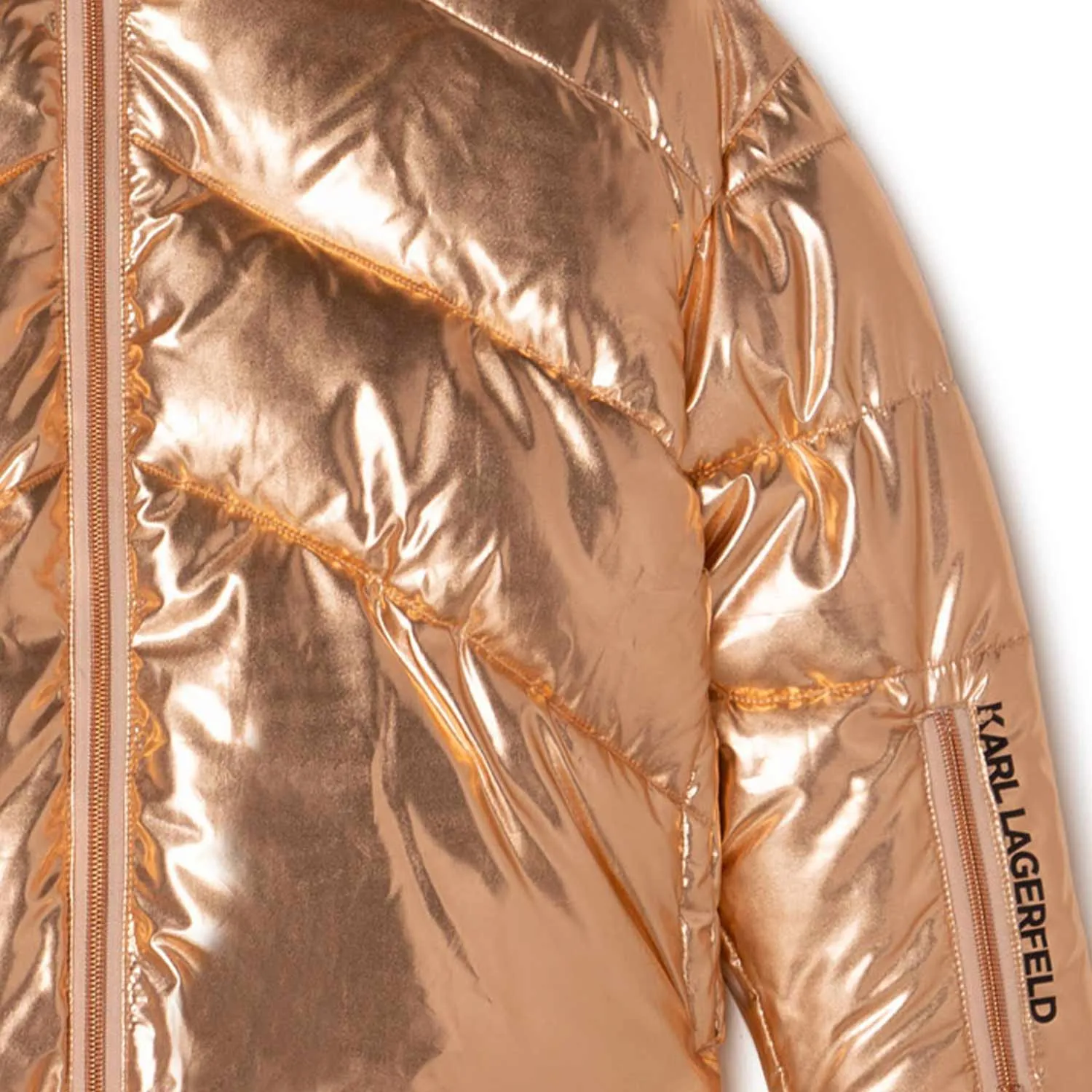 Giubbotto Oro Bambina Teen
