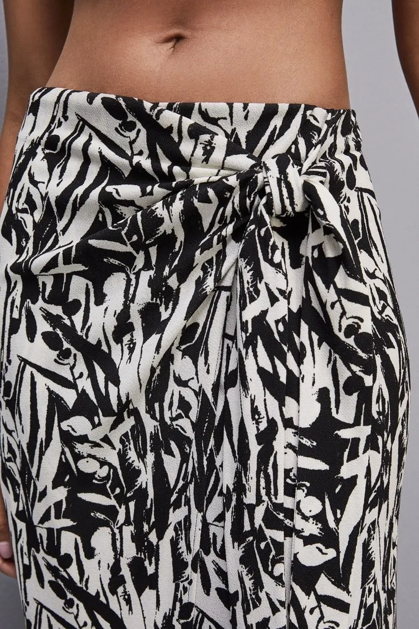 Gonna midi in jersey fantasia patrizia pepe