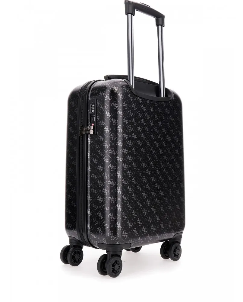 GUESS BELTA TRAVEL H8389983 trolley bagaglio a mano rigido aereo telescopico ultraleggero nero