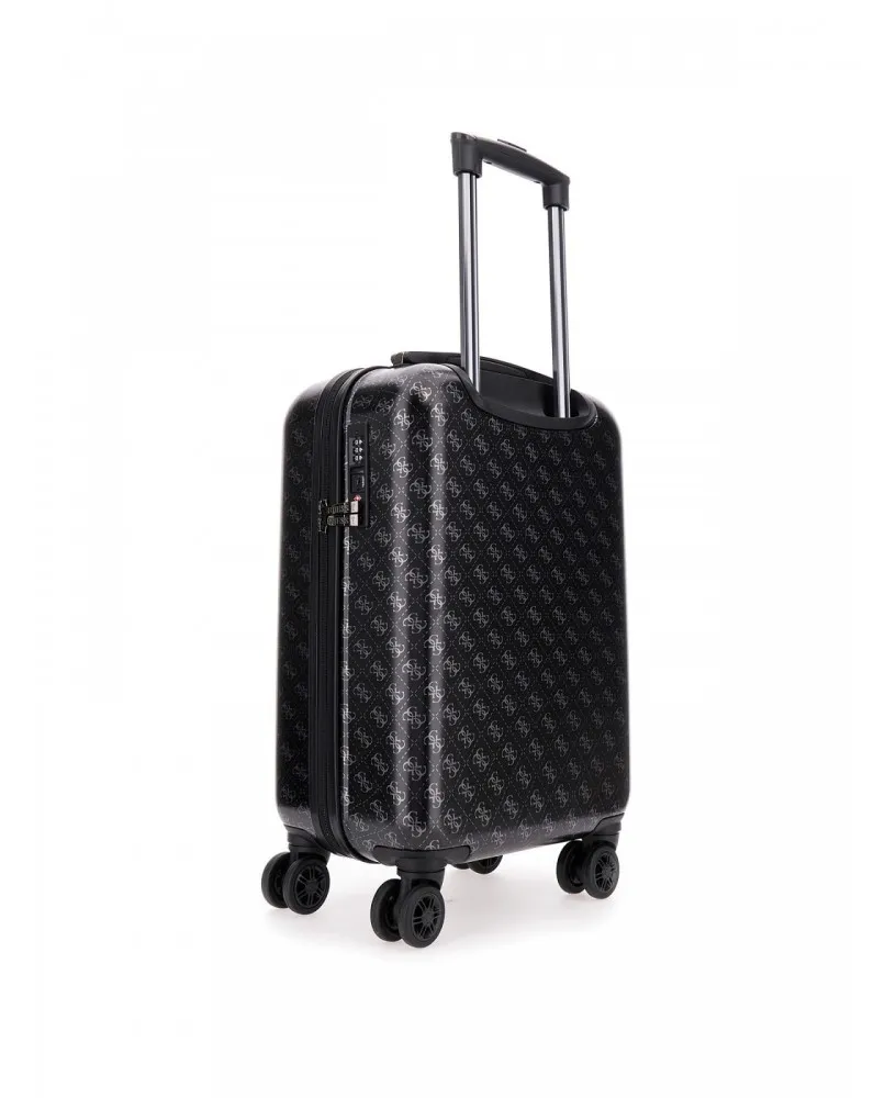 GUESS BELTA TRAVEL H8389983 trolley bagaglio a mano rigido aereo telescopico ultraleggero nero