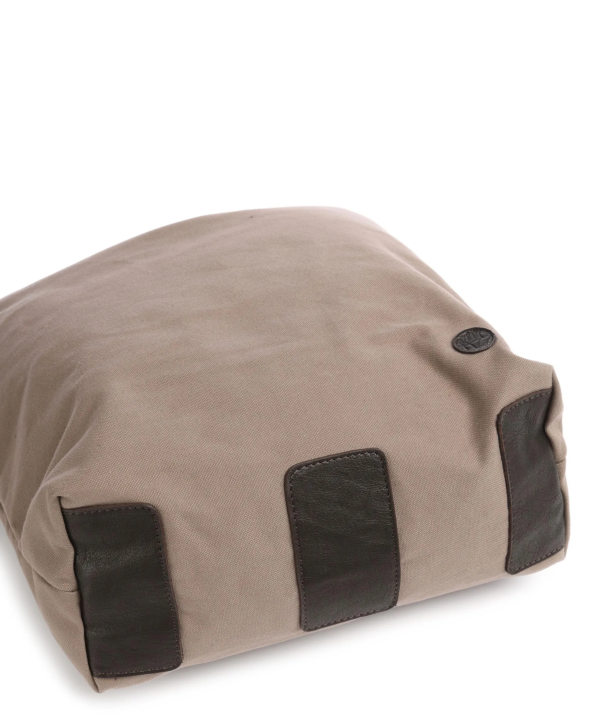  Harold's Hotstoff Borsa hobo cotone biologico, pelle bovina marrone  