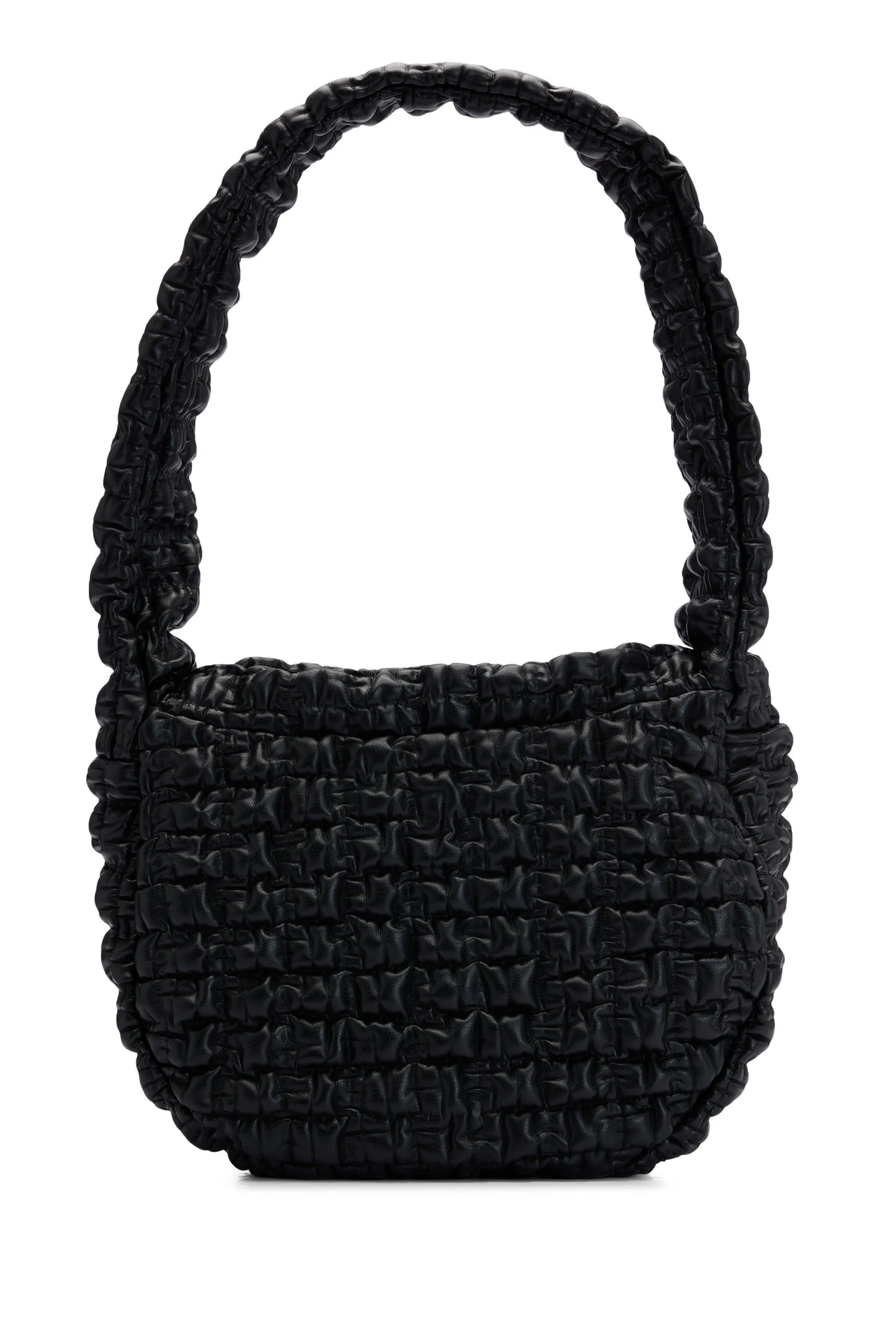 HUGO con Nero - Borsa in pelle sintetica effetto trapuntato