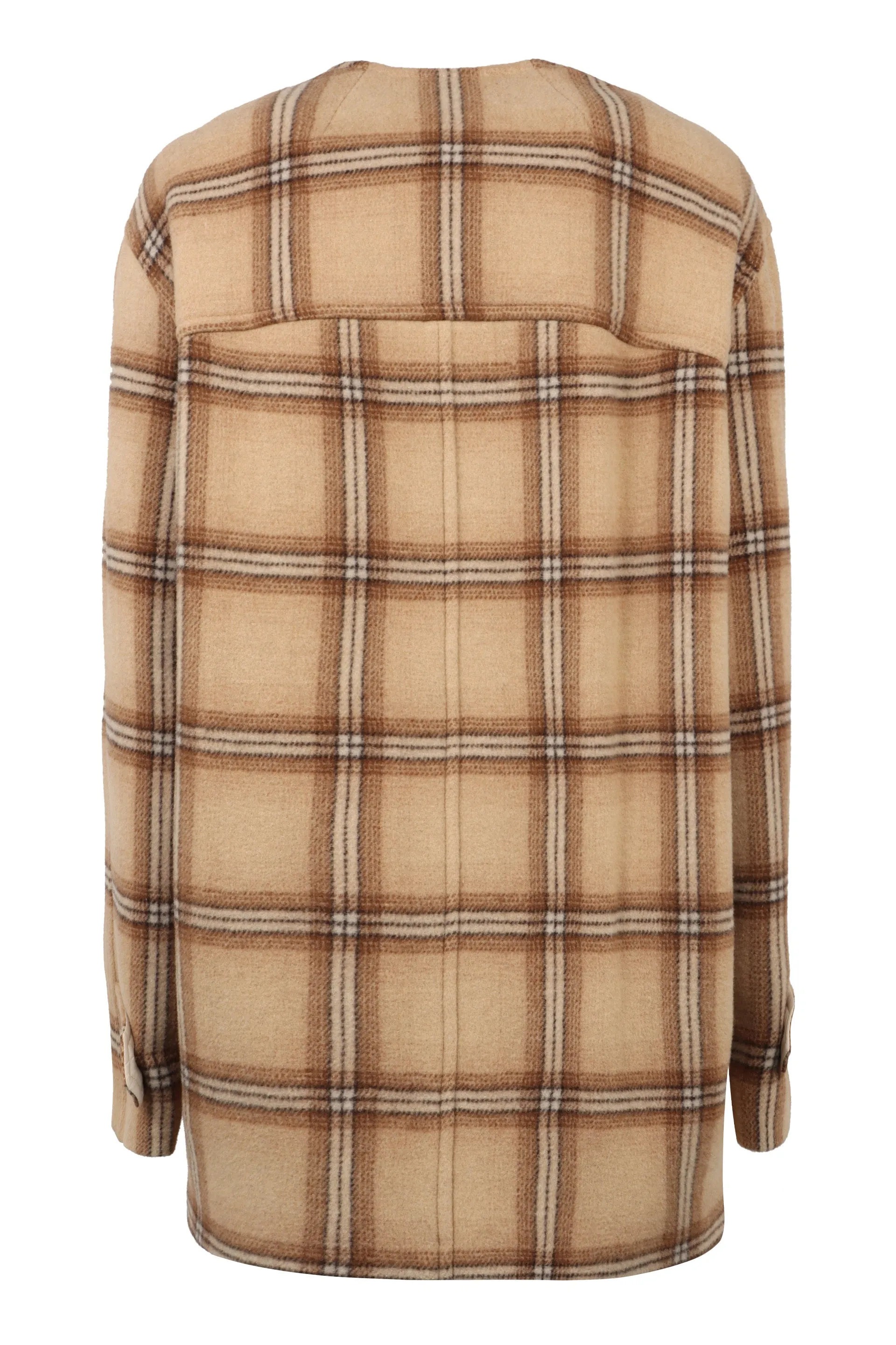Isabel Marant Giacca Efelia in lana motivo check
