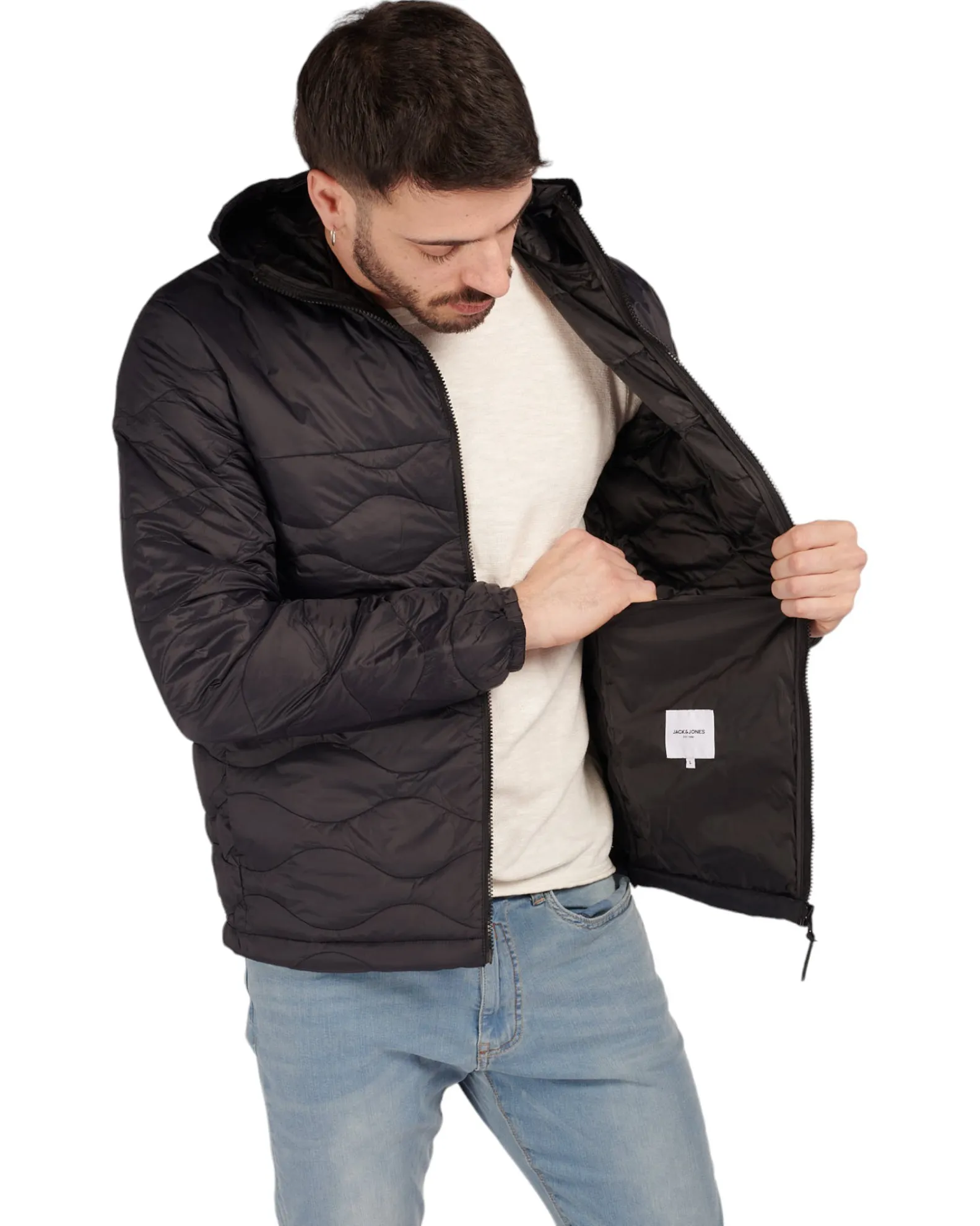JACK & JONES - GIACCA NERA 100 GRAMMI DA UOMO                                            Previous productJACK & JONES - GIACCA 1