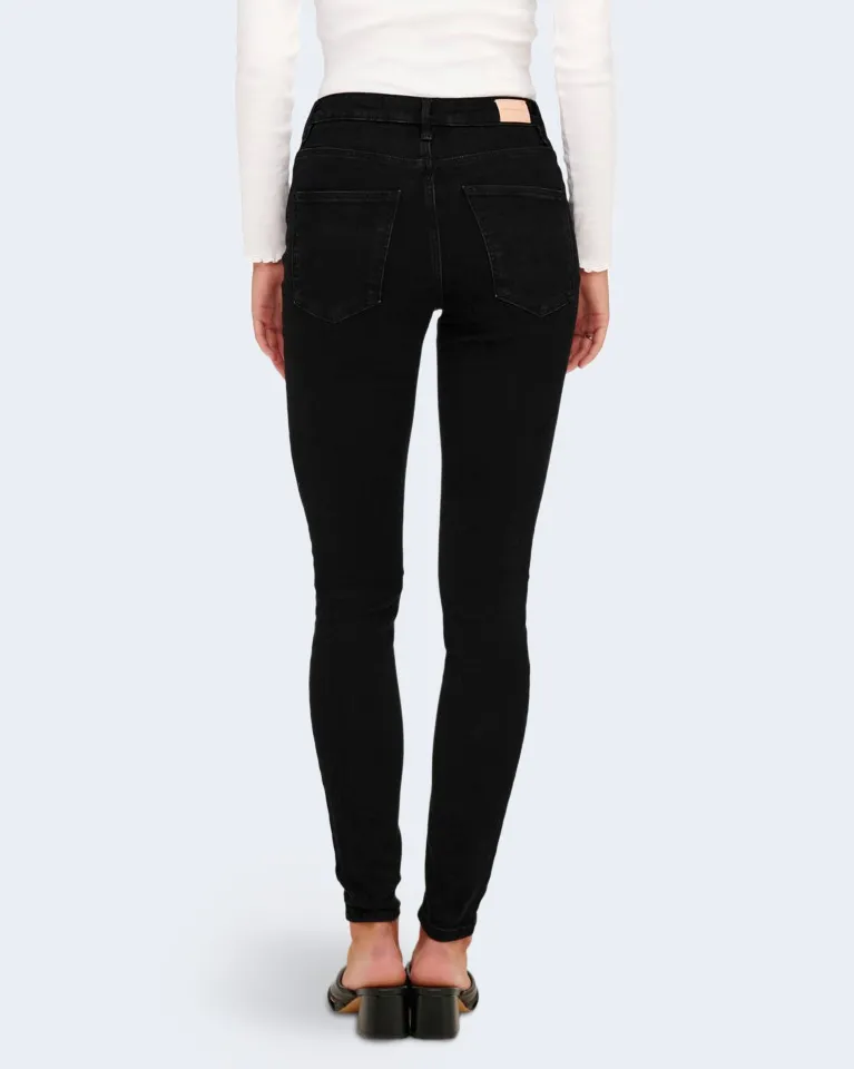 Jeans slim Only onliconic hw sk long ank dnm noos Nero